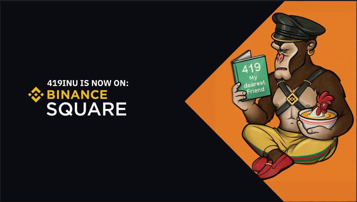 🎩 Mon Cher <a href="/cz_binance/">CZ 🔶 BNB</a> 

The great ladle has stirred once more.
$419INU is now simmering on Binance Square — a meme not of pixels, but of purpose.

We bring spoons, chaos, and a very particular aroma of destiny.
Pull up a bowl. The pot is just beginning to boil. 🍲

Avec