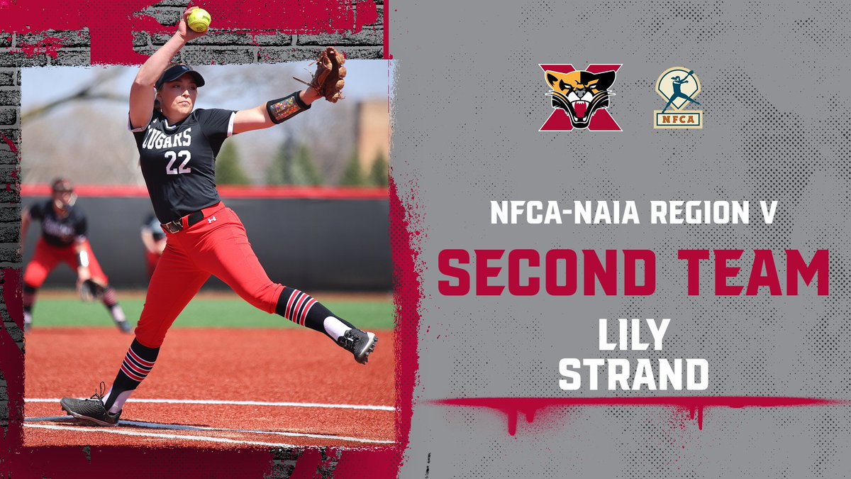 Congrats to Lily Strand from <a href="/SXUsoftball/">SXU Softball</a> on being named NFCA-NAIA All-Region V Second Team! #GoCougs🐾🥎 #WeAreSXU