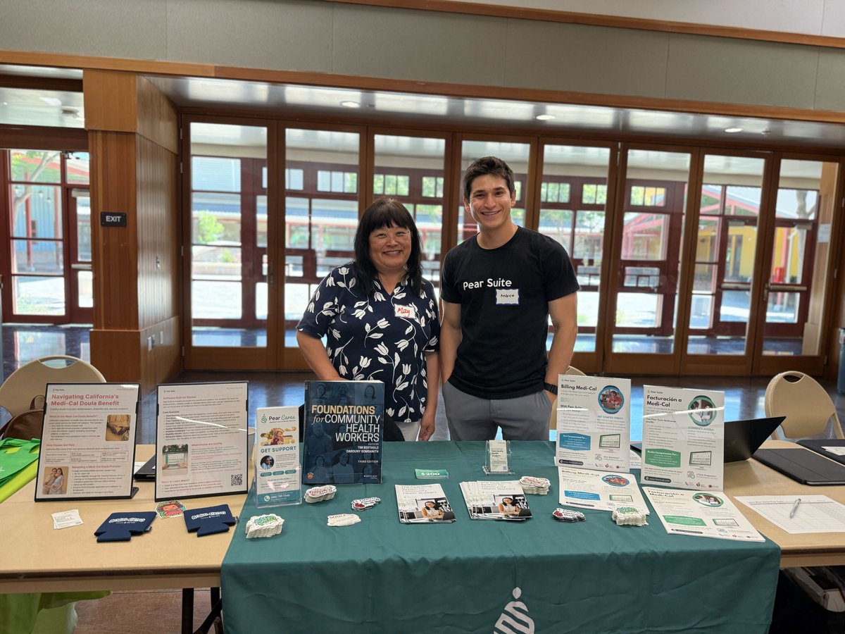 Pear Suite (@pearsuiteinc) on Twitter photo <a href="/pearsuiteinc/">Pear Suite</a>'s Andrew and May joined the Merced Resource Exchange in Los Banos to connect with providers supporting CalAIM ECM and CS services. Thanks to <a href="/camdenhealth/">Camden Coalition</a> for bringing together teams working to improve access to care across Merced County.
#CHWs #HealthTech <a href="/pearsuiteinc/">Pear Suite</a>'s Andrew and May joined the Merced Resource Exchange in Los Banos to connect with providers supporting CalAIM ECM and CS services. Thanks to <a href="/camdenhealth/">Camden Coalition</a> for bringing together teams working to improve access to care across Merced County.
#CHWs #HealthTech