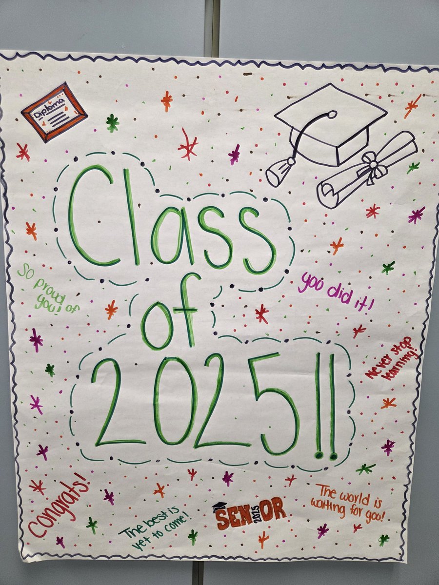 Congratulations to all the seniors 

Class of 2025 👏🏽🎓
<a href="/BlansonCTEHS/">Blanson CTE HS</a>