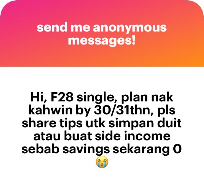ammarFRS's tweet image. Ada 2 side hustle saya pernah & masih buat:
1. Jual perfume
2. Jual sneakers
Both pun still buat tapi sekarang dah partner dgn orang lah. Main sikit2 je kalau ada masa 😂
Macam mana nak buat side income ni?
Buat je.
Nak buat apa?