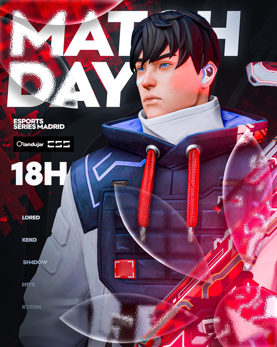 𝗠𝗔𝗧𝗖𝗛𝗗𝗔𝗬 | 𝗘𝗦𝗠 (𝗤𝟭)

Hoy nuestra academy estará dando la cara por #EsportsSeriesMadrid 🏆

⏰ 18:00
🆚 TBD

Iremos informando de los resultados en el hilo de este tweet 📌

#BeDimoniX || #ListosParaLaBatalla 🔥