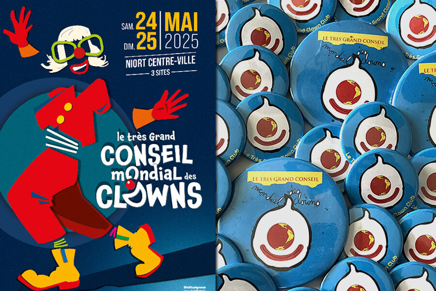 Mairie_Niort's tweet photo. 🤡 Le Très Grand Conseil mondial des clowns revient à #Niort les 24 & 25 mai !
Spectacles, village des clowns, concerts & ateliers au menu 🎪🎶
Retrouvez le programme complet sur 👉 https://t.co/cvKQpZuIpQ
#FestivalClowns #Niort2025 #TGCMC https://t.co/Abwi2cXVpE