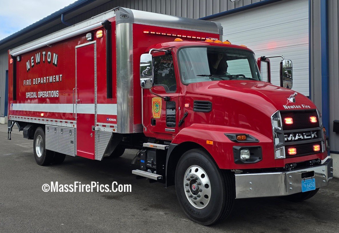 New Newton Ma. Fire Dept. ERU (Special Operations truck) 
2025 Mack
