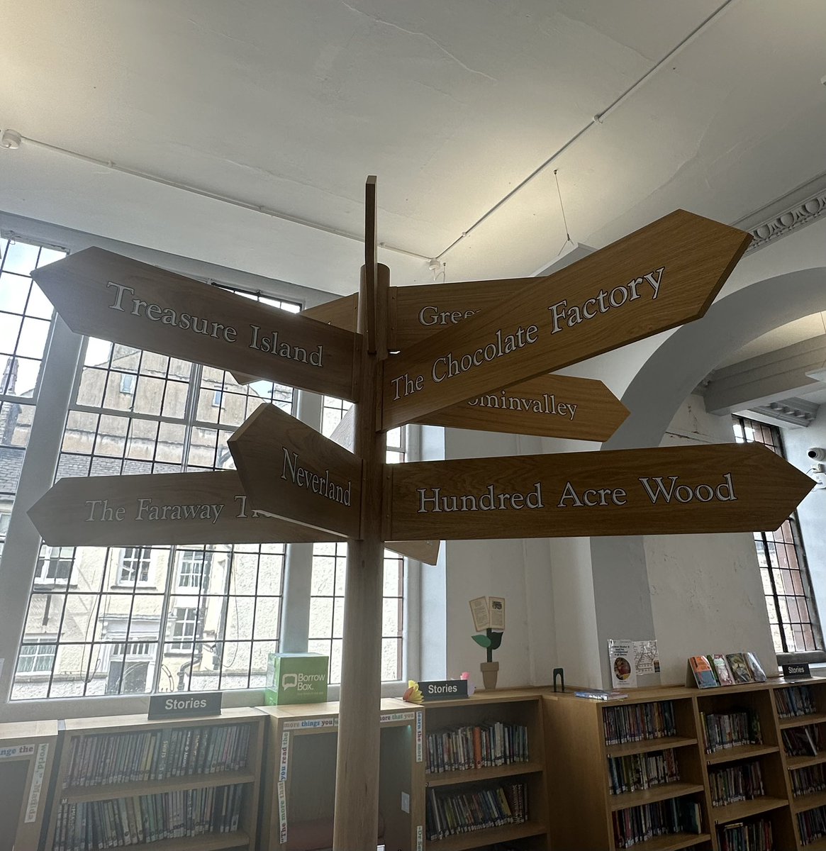 AdventuringJoW's tweet image. Well not your usual for #fingerpostfriday at Kendal Library