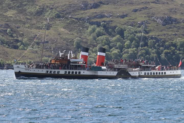 UllapoolSharkAmbassador (@finlaypringle) on Twitter photo A few pictures of the paddle steamer SS Waverley's visit to Ullapool yesterday, celebrating 50 years since its restoration having been bought from <a href="/CalMacFerries/">CalMac Ferries</a> for £1 ! A few pictures of the paddle steamer SS Waverley's visit to Ullapool yesterday, celebrating 50 years since its restoration having been bought from <a href="/CalMacFerries/">CalMac Ferries</a> for £1 !