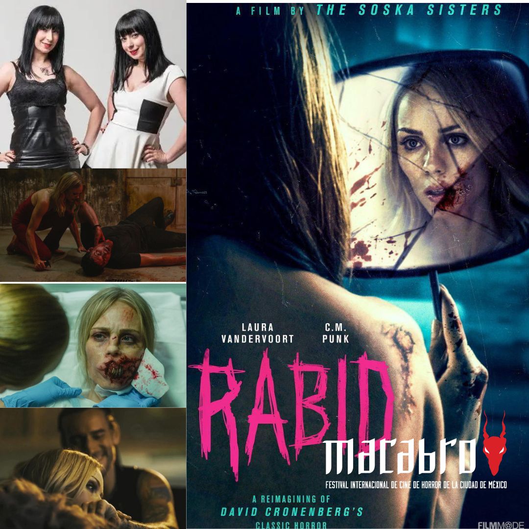 MacabroFICH's tweet photo. Viernes, y el Sr Macabro recomienda... 

Rabid. (Furia) Soska Sisters. 

Rose sufre un accidente y queda desfigurada, es sometida a un tratamiento que parece funcionar bien aunque tiene un efecto secundario inesperado.

#rabia  #soskasisters #cronemberg #remake  #MacabroFICH https://t.co/ZSDNVIFUsN