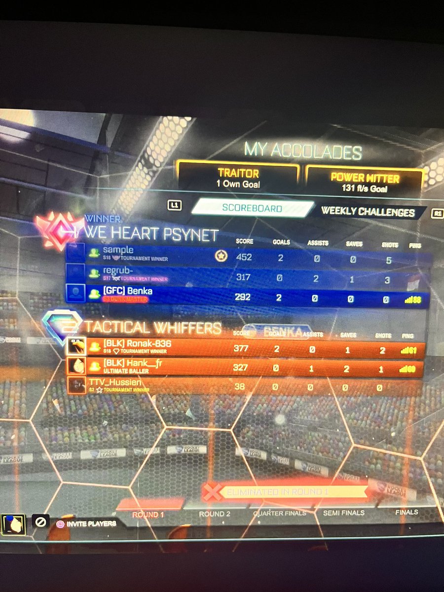 ronak_836's tweet photo. @RL_Status what is this matchmaking? Please fix this. Never thought id play against ssl while being in diamond. https://t.co/T0EY7EaDIa