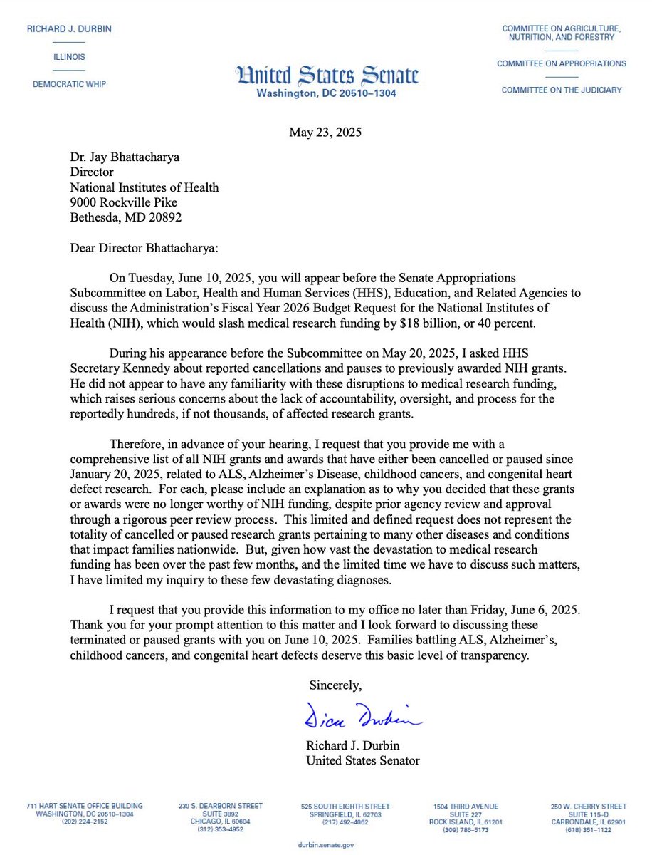 Senator Dick Durbin tweet media