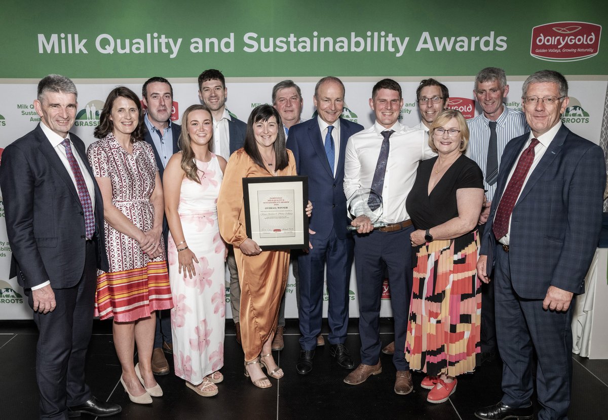 Dairygold Co-Op (@dairygoldco_op) on Twitter photo Last night An Taoiseach Micheál Martin crowned
<a href="/DairygoldCo_Op/">Dairygold Co-Op</a> Milk Suppliers Aileen Sheehan and Philip O’Leary, Whitechurch the overall winners of the 2024 Dairygold Milk Quality and Sustainability Awards #WeGrowTogether Last night An Taoiseach Micheál Martin crowned
<a href="/DairygoldCo_Op/">Dairygold Co-Op</a> Milk Suppliers Aileen Sheehan and Philip O’Leary, Whitechurch the overall winners of the 2024 Dairygold Milk Quality and Sustainability Awards #WeGrowTogether