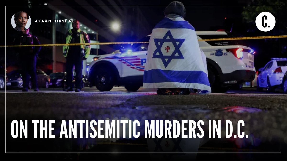 To pretend that antisemitism isn’t spiking in America is delusion. What happened outside the museum in D.C. was not an isolated event. It was the logical endpoint of a culture that’s marinating in self-hatred.