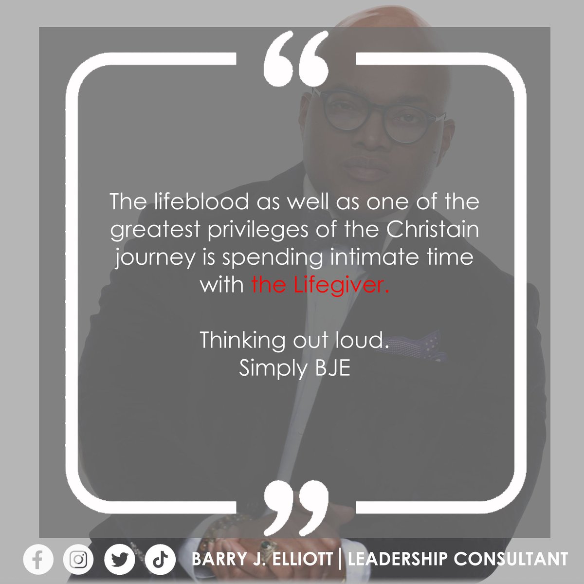 "In him was life, and that life was the light of all mankind." John 1:4 #FaithtalkFriday