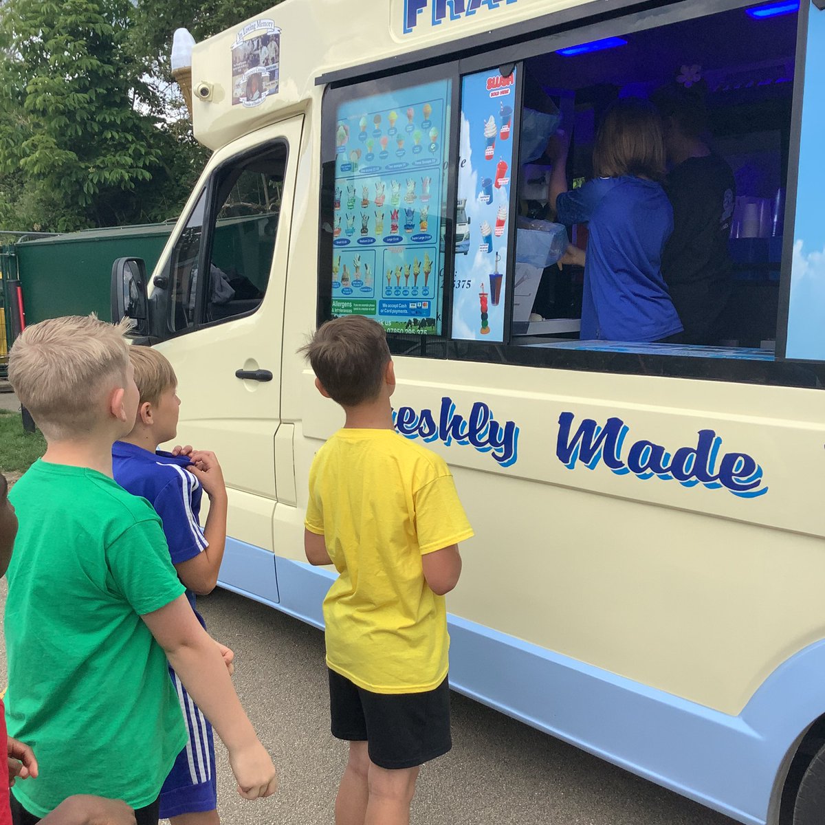 Thank you to Frank’s Ices for the ice creams. They were very much enjoyed and appreciated by staff and children.