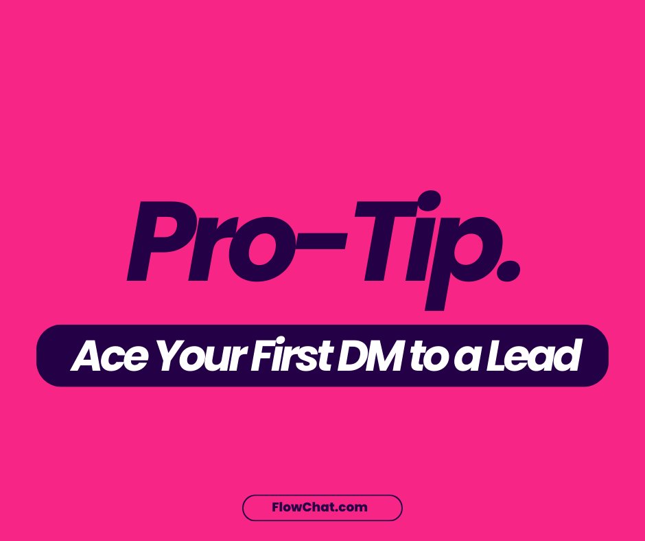 🚀 Nail your first DM with these 3 battle-tested tips!
 
1️⃣ Skip their name in the first 7 words—hook them with something captivating!
2️⃣ Lead with a genuine compliment that shows you actually checked their profile.
3️⃣ Always end with an easy question to spark a convo.
 
Stand