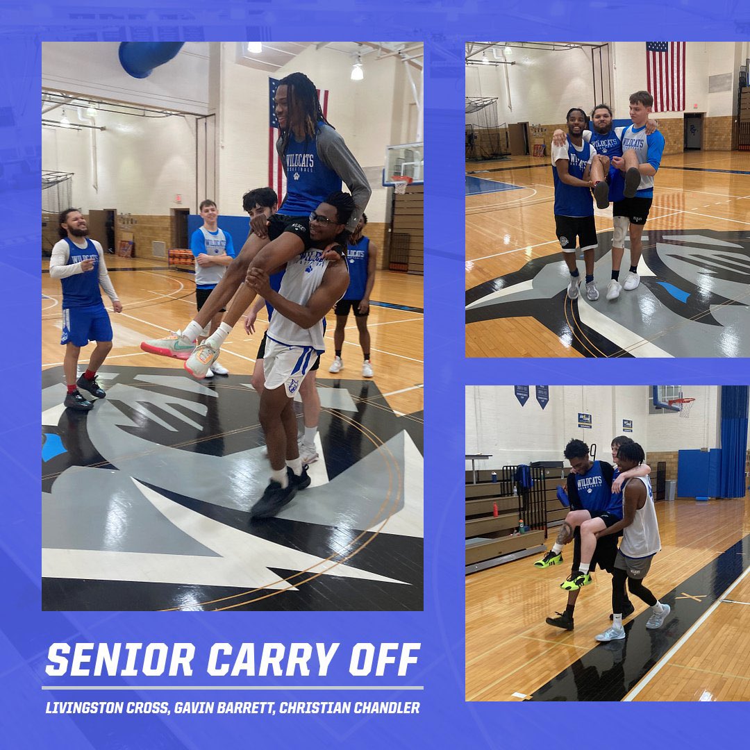 The Senior Carry Off… 
Here’s an inside look at one of our program traditions. Our seniors get the honor of being carried off the court for the last practice of their collegiate careers.
💙🔥💯🏆🏀
#championsconquertogether