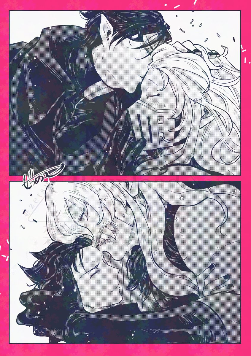 zetsumetsuya's tweet photo. キスの日再掲載❣️シチカル https://t.co/cGhV8HQhJn