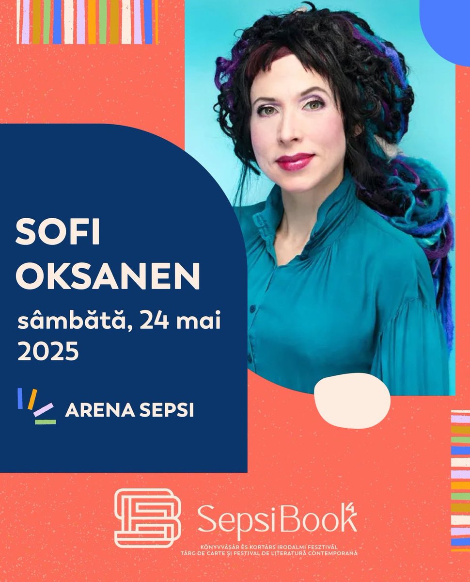 My dear Romanian readers, see you tomorrow at the Sepsi Book Festival! #romania #sepsiarena #sepsibook