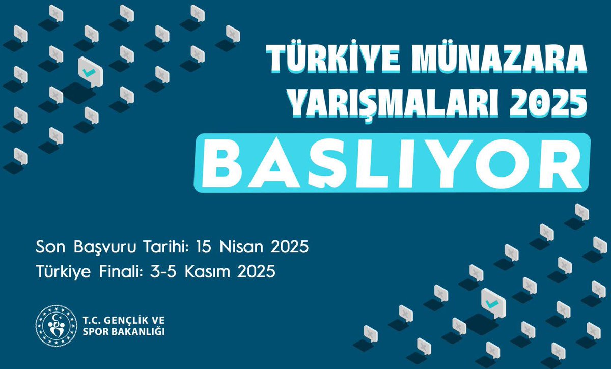 9/A sınıfından Güleysa SAKAT ve 9/C sınıfından Kerem AKYÜZ Gençlik Spor Bakanlığının Türkiye Münazara Yarışmaları 2025 Münazara il finallerini kazanarak bölge finallerine katılmaya hak kazanmıştır.