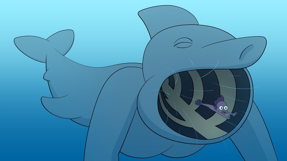 Siren's sister Kamoha, who has such a large mouth that she nearly swallowed her once.