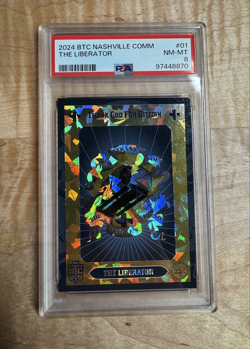 Thank God for Bitcoin (@thankgodforbtc) on Twitter photo We are 27 YouTube subs shy of 1,000.
To try to get us over the edge we’re going. To be giving away a signed copy of Thank God For Bitcoin and one of our graded <a href="/btc_cards/">Bitcoin Trading Cards</a> The Liberator cards.
RT, like this post, and reply to enter! We are 27 YouTube subs shy of 1,000.
To try to get us over the edge we’re going. To be giving away a signed copy of Thank God For Bitcoin and one of our graded <a href="/btc_cards/">Bitcoin Trading Cards</a> The Liberator cards.
RT, like this post, and reply to enter!