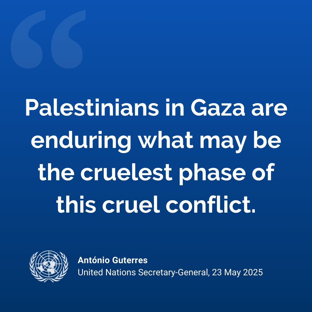 United Nations (@un) on Twitter photo “Families are being starved and denied the very basics.
All with the world watching in real time.”
– <a href="/antonioguterres/">António Guterres</a> appeals for the delivery of life-saving aid for the long-suffering people of Gaza:
“Let’s do it right. And let’s do it right away.”
un.org/sg/en/content/… “Families are being starved and denied the very basics.
All with the world watching in real time.”
– <a href="/antonioguterres/">António Guterres</a> appeals for the delivery of life-saving aid for the long-suffering people of Gaza:
“Let’s do it right. And let’s do it right away.”
un.org/sg/en/content/…