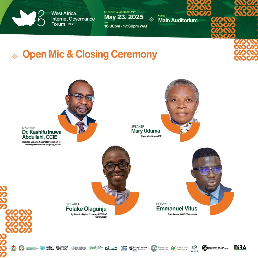 WAIGF25: Day 2: Live now:    Open Mic and Closing Ceremony 
Join here: bit.ly/4dt8PwL 
#WAIGF25 #SecureDigitalFuture #ResilientDigitalFuture