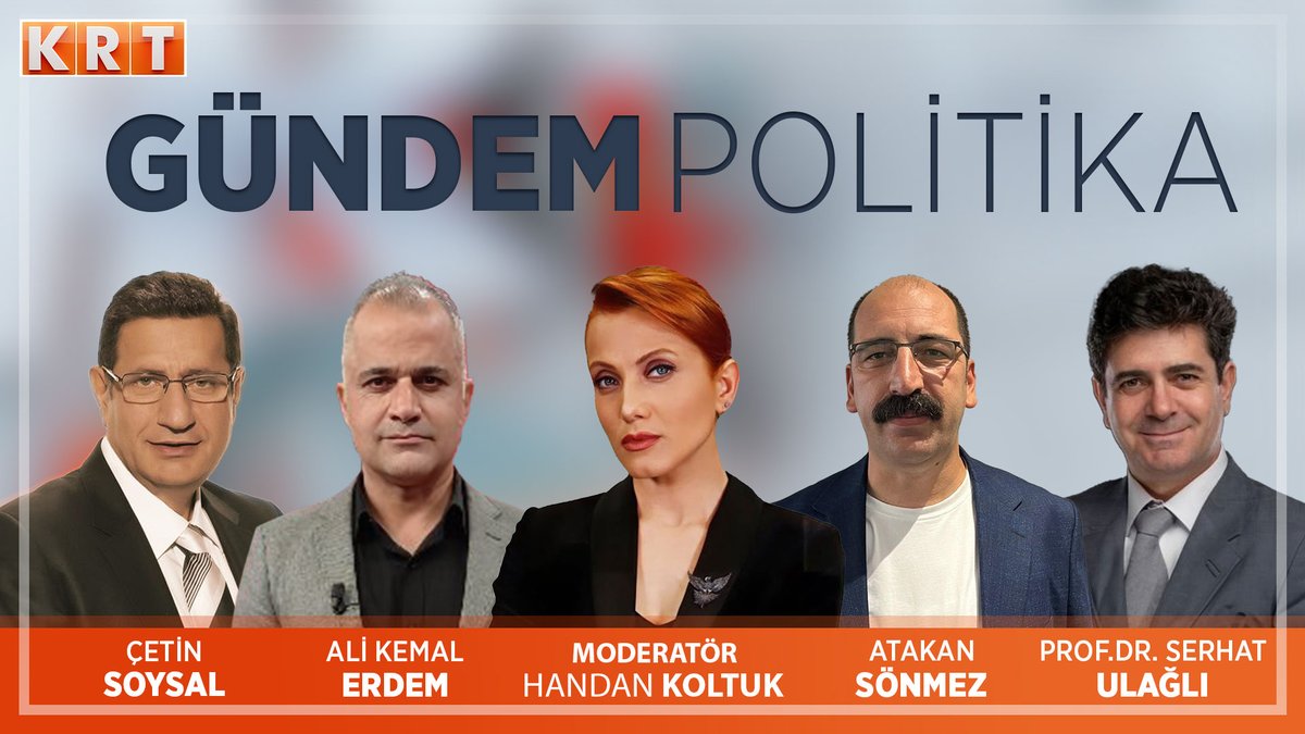 CHP Eski İstanbul Milletvekili Çetin Soysal (<a href="/CetinSoysalCHP/">Çetin Soysal</a>), İletişimci Prof. Dr. Serhat Ulağlı (<a href="/SerhatUlagli/">Prof.Dr. Serhat Ulağlı</a>), Gazeteciler Atakan Sönmez (<a href="/atakansmz/">Atakan Sönmez</a>) ve Ali Kemal Erdem (<a href="/akemalerdemm/">Ali Kemal Erdem</a>) yarın saat 20.00'de Handan Koltuk (<a href="/Handanturank/">Handan Koltuk</a>) ile #GündemPolitika programına konuk