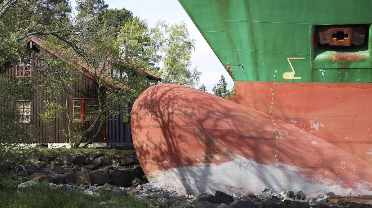 В Норвегии огромный контейнеровоз сел на мель прямо у жилого дома

Норвежец Йохан Хелберг проснулся и обнаружил у себя в саду 135-метровый контейнеровоз: судно NCL Salten село на мель, направляясь по Тронхеймскому фьорду к городу Оркангер. Мужчину звонком в дверь разбудил его