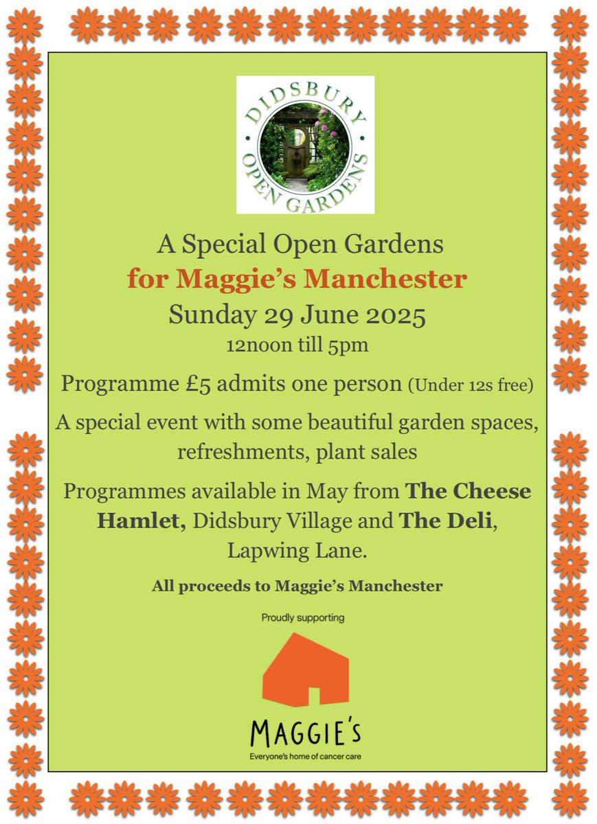 Maria Stripling (@mariastripling) on Twitter photo Excited to say that the programs are whizzing out of the door at the Cheese Hamlet and the Deli on lapwing lane for this community Gardens event 29th June. Should be fab! <a href="/maggiesmanc/">Maggie's Manchester</a> <a href="/DidsArtsFest/">DidsburyArtsFestival</a> <a href="/DidsburyCC/">Didsbury CricketClub</a> Excited to say that the programs are whizzing out of the door at the Cheese Hamlet and the Deli on lapwing lane for this community Gardens event 29th June. Should be fab! <a href="/maggiesmanc/">Maggie's Manchester</a> <a href="/DidsArtsFest/">DidsburyArtsFestival</a> <a href="/DidsburyCC/">Didsbury CricketClub</a>