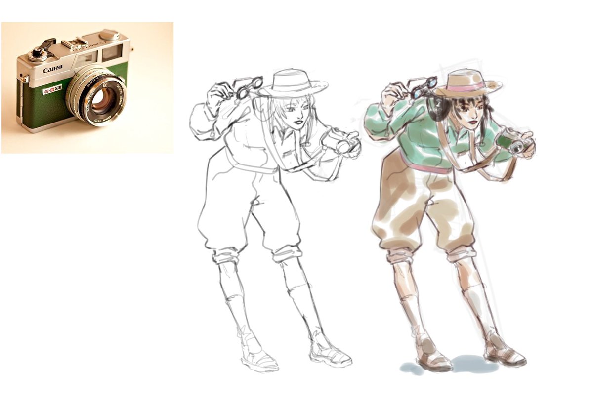 vico_parart's tweet image. today's chara design , started from a random object, easy way to find ideas when you wanna chill.😎