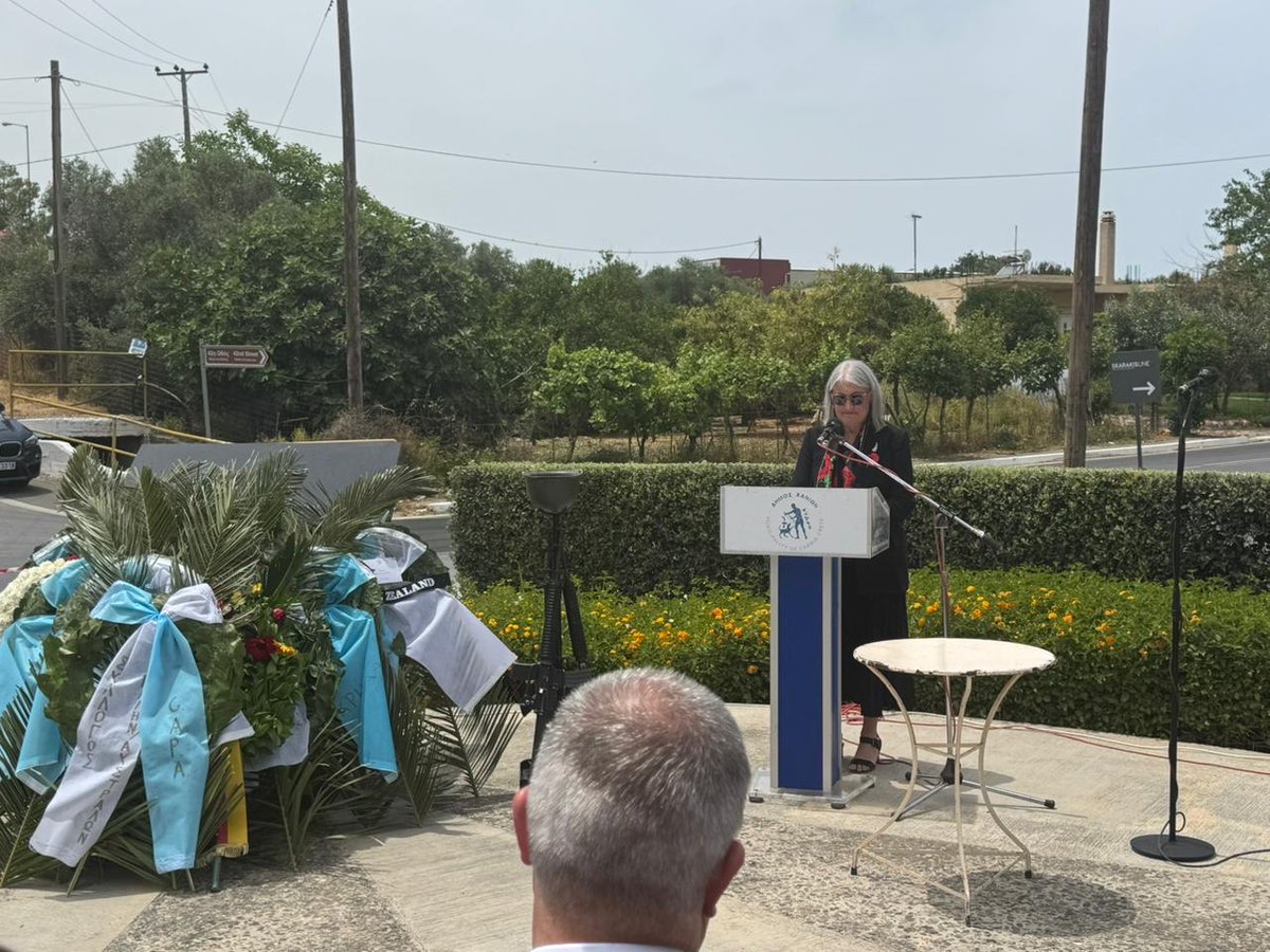 🇬🇷 Beneath the bright Greek sky and against the historic backdrop of the Firkas Fortress, commemorations for the Battle of Crete began today.
🎖️ Ambassador Frizelle laid a wreath in honour of the brave ANZAC soldiers who stood shoulder to shoulder with the people of Crete.