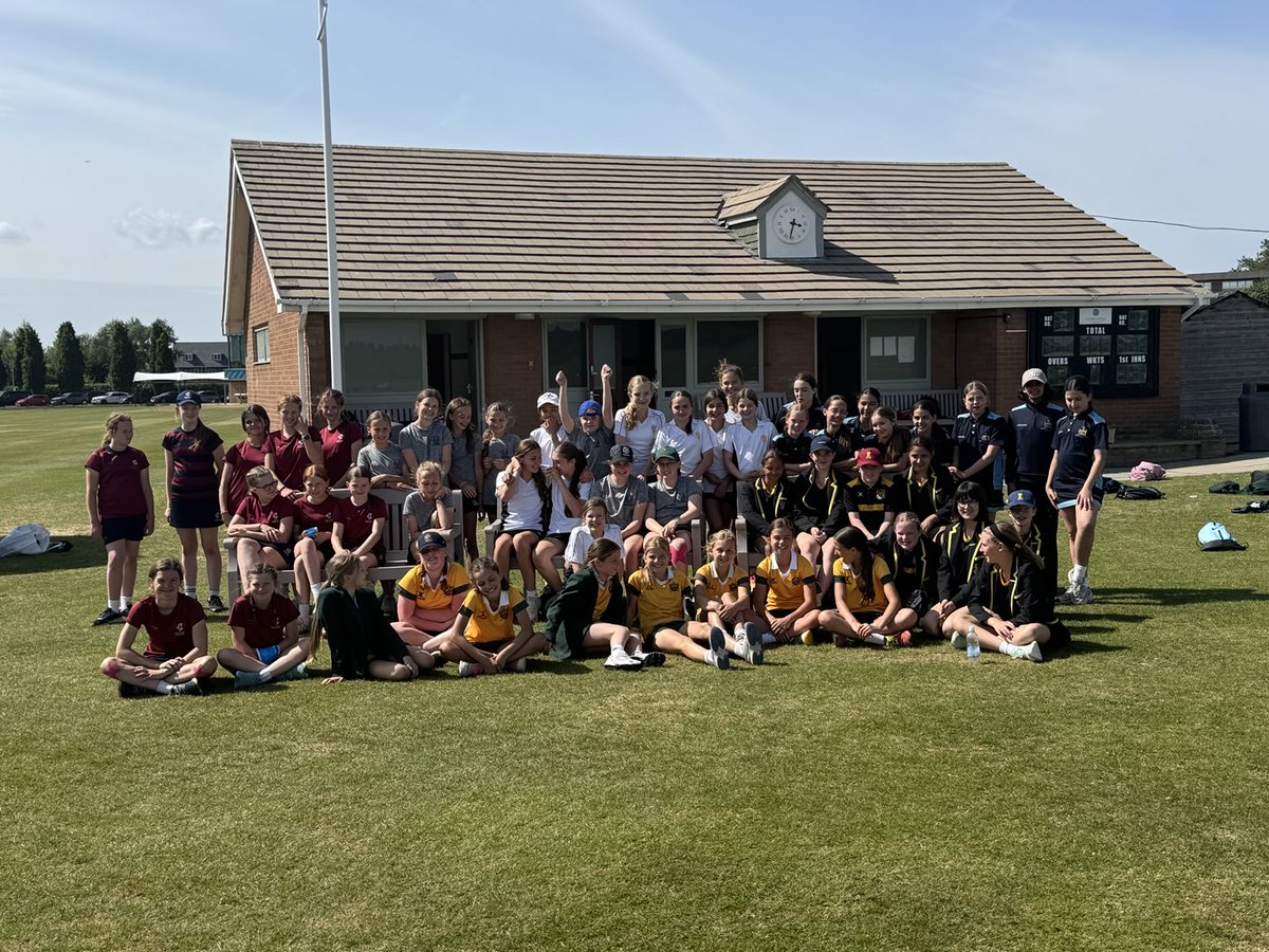 Lots more fun at King’s today as we hosted an U12 Girls Softball Cricket Festival all day on our fields 🏏 ☀️ Happy half term everyone