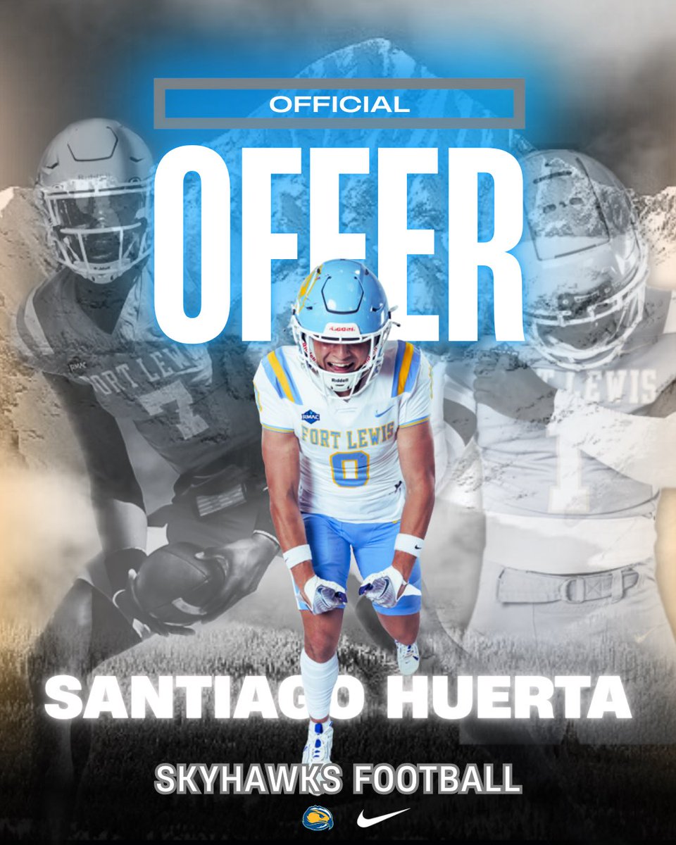 Santiago Huerta (@smhuerta17) on Twitter photo Thank you to the man upstairs!! Blessed to receive my first offer From Fort Lewis after a talk with <a href="/Coach_SBrown/">Spencer Brown</a> Thank you to the man upstairs!! Blessed to receive my first offer From Fort Lewis after a talk with <a href="/Coach_SBrown/">Spencer Brown</a>