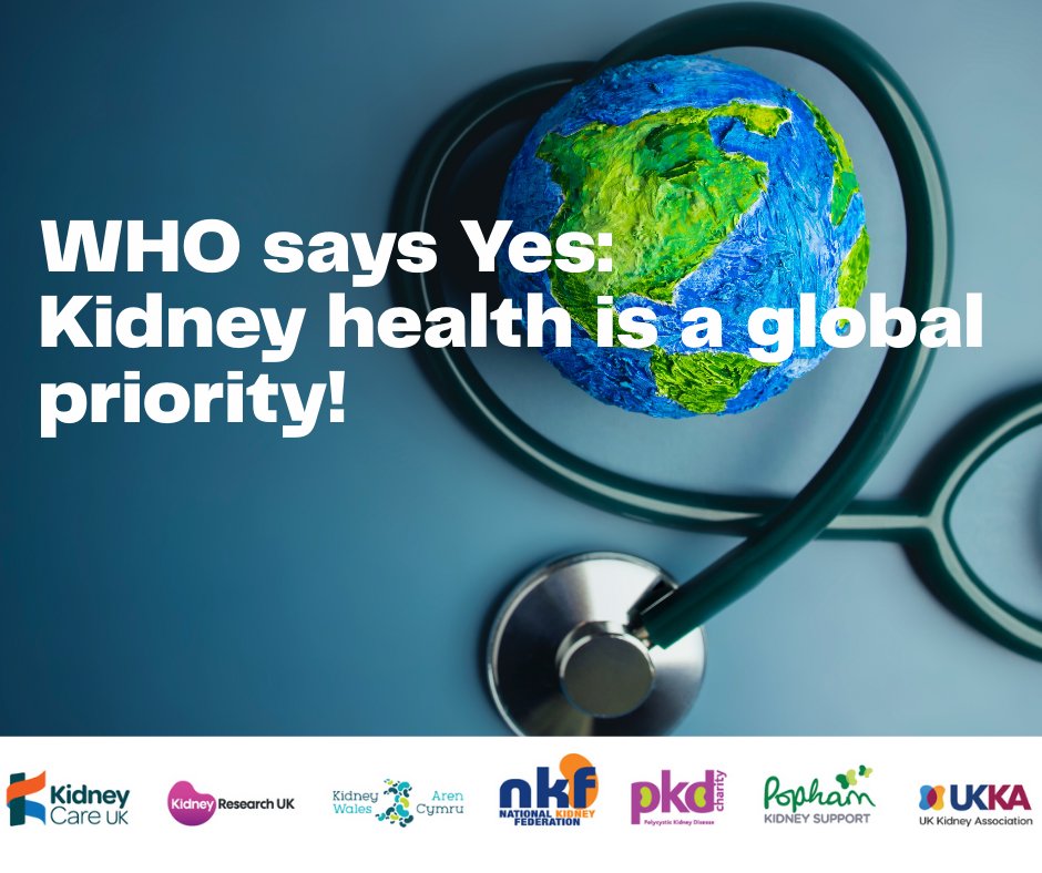 The UK Kidney Association (@ukkidney) on Twitter photo We welcome the announcement today that the <a href="/WHO/">World Health Organization (WHO)</a> has formally adopted a resolution to reduce the burden of kidney disease. 🙌
You can read more here: ukkidney.org/about-us/news/… We welcome the announcement today that the <a href="/WHO/">World Health Organization (WHO)</a> has formally adopted a resolution to reduce the burden of kidney disease. 🙌
You can read more here: ukkidney.org/about-us/news/…