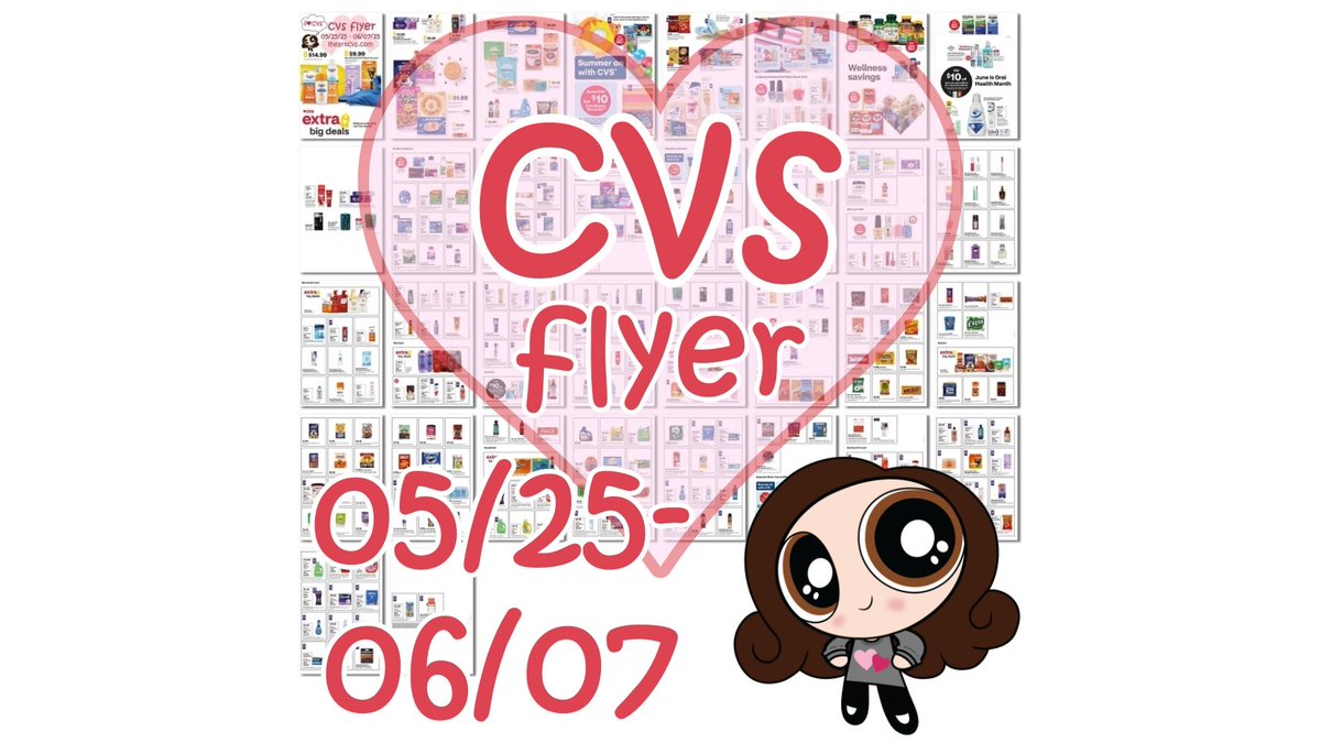 📢 cvs 05/25 - 06/07 ad is available! 🛒
🔥 check out all the upcoming extrabucks offers &amp; sales! 💸
👉 view the full ad here: iheartcvs.com/2025/05/0525-0…
💬 what’s on your shopping list? 💬
#cvs #cvscouponing #coupons #couponing #couponcommunity #deals