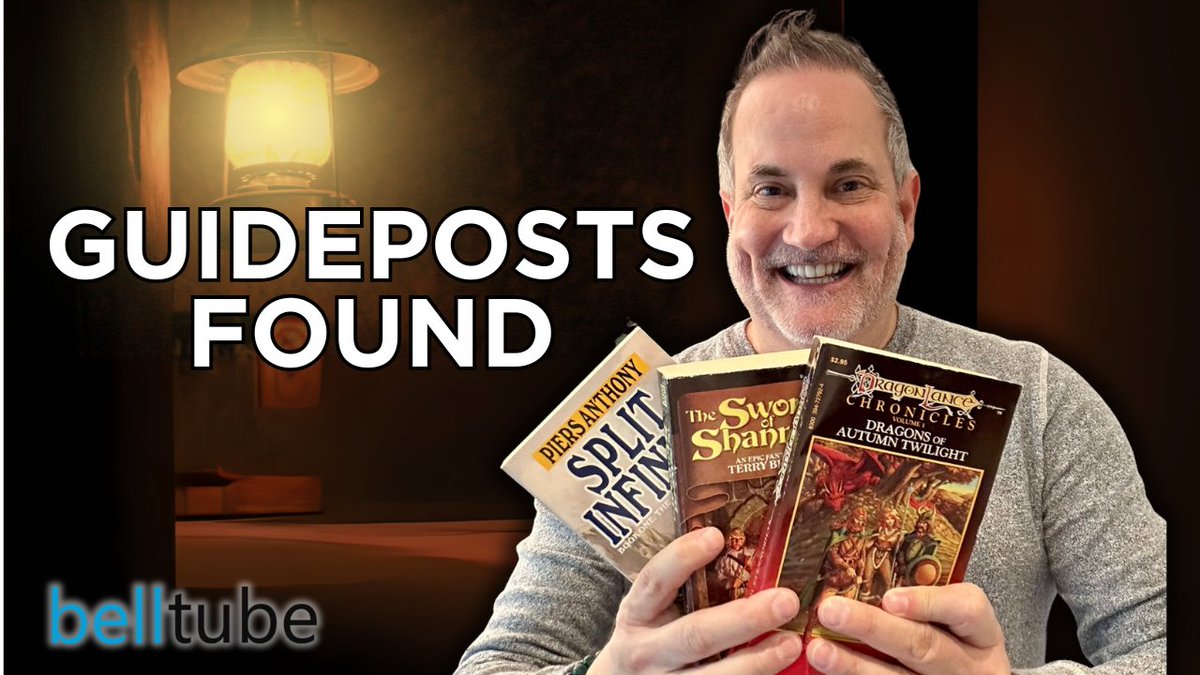 brianbell7's tweet image. New video up now.  Yes. I ripped this one off from Mike.  But, it is different :)  Enjoy.  Happy Friday.  Link in the replies. &quot;The Fantasy Books That Lit My Path&quot;  (sign, sign , everywhere a sign...)