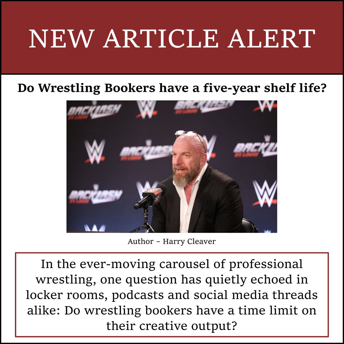 sopstateofplay's tweet photo. Read on https://t.co/THJilT8tM3

#news #wwe #wrestling https://t.co/FIldT1fVCo