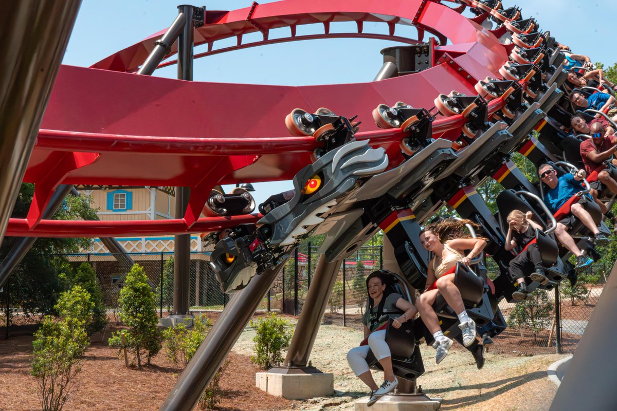 BuschGardensVA's tweet image. The Big Bad Wolf: The Wolf’s Revenge is now open! Get ready to howl through the village on our newest coaster 🐺 🎢