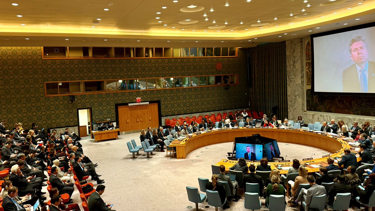 Denmark_UN's tweet image. At the Annual #UNSC Debate on the Protection of Civilians in Conflict, Denmark stressed that impunity for violations of #IHL are driving new atrocities.

International law must be applied consistently, and those who violate it be held to account.