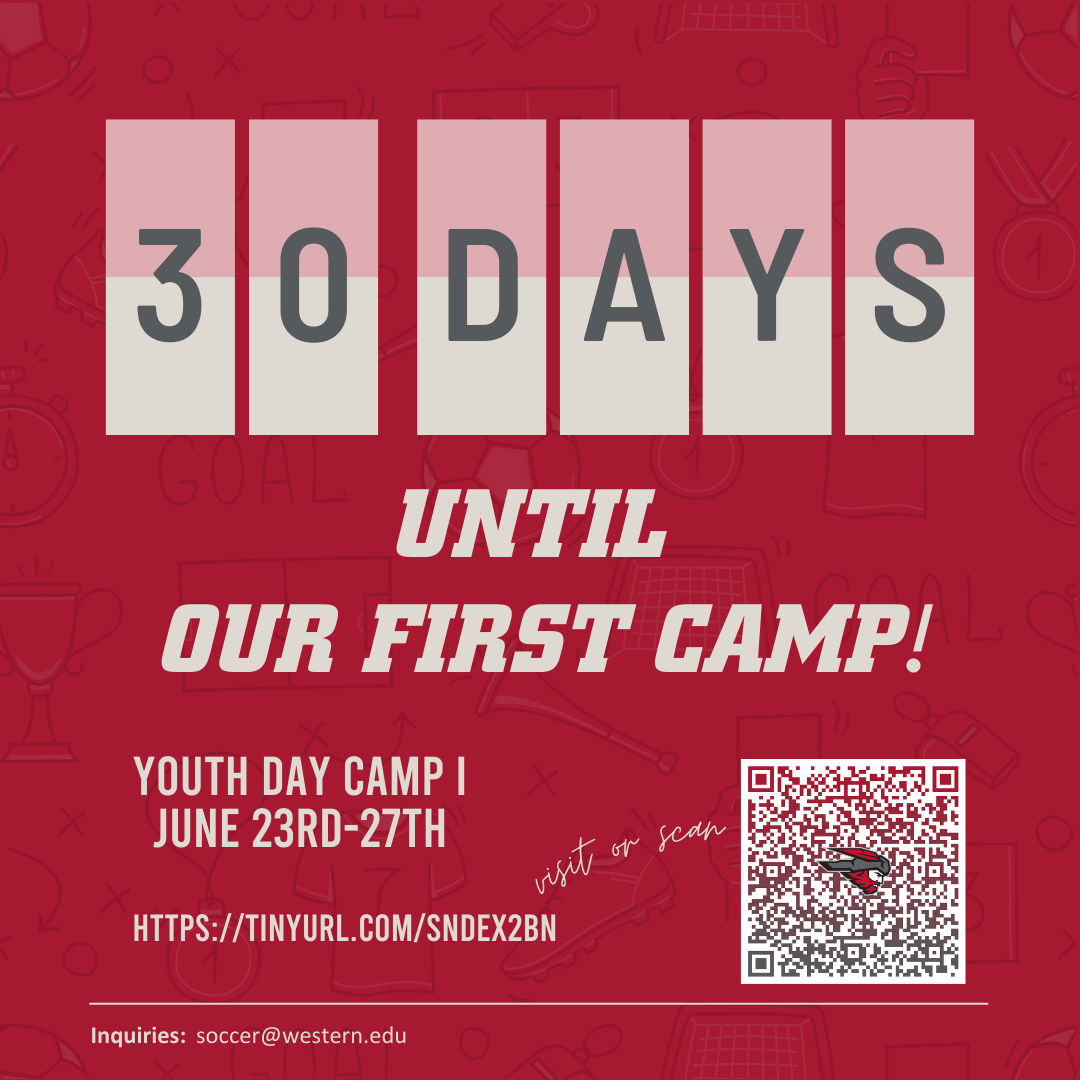 The countdown is on! ⏳ Only 30 days until Mountaineer Youth Day Camp I kicks off at Katy O. Rady Field! Limited spots available!! Get ready for a week of fun, learning, and soccer magic. ⚽🔥 Who's excited?! 🙌 #GoMountaineers #YouthDayCamp #CountdownToFunInTheSun