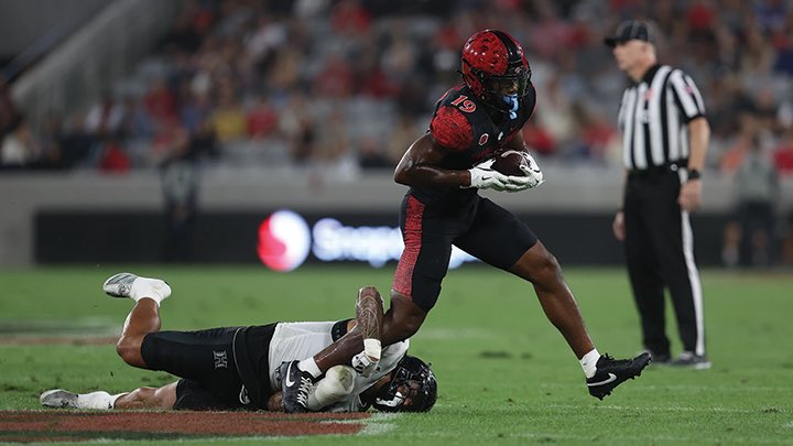 CoachSampson3's tweet image. If you’re waiting on the perfect throw, you’re already beat. Great WRs adjust and make plays regardless of where the ball is placed‼️
#BeTheAlphaMentality
#AztecFast