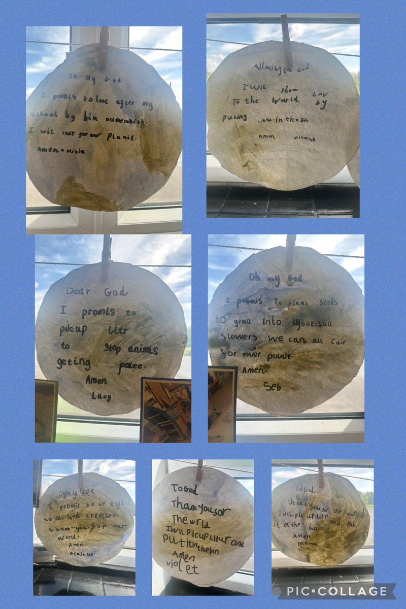 misssburns's tweet photo. Wow, what a busy #StBedesWeek Reception have had! We've painted with watercolours, written prayers promising God how we'll care for our Common Home, cleaned up our environment, and planted flowers to support local wildlife. @STOC_CAT @StJosephStBede #SJSBRE #UtW #sjsbwriting https://t.co/fsG67xNTQT