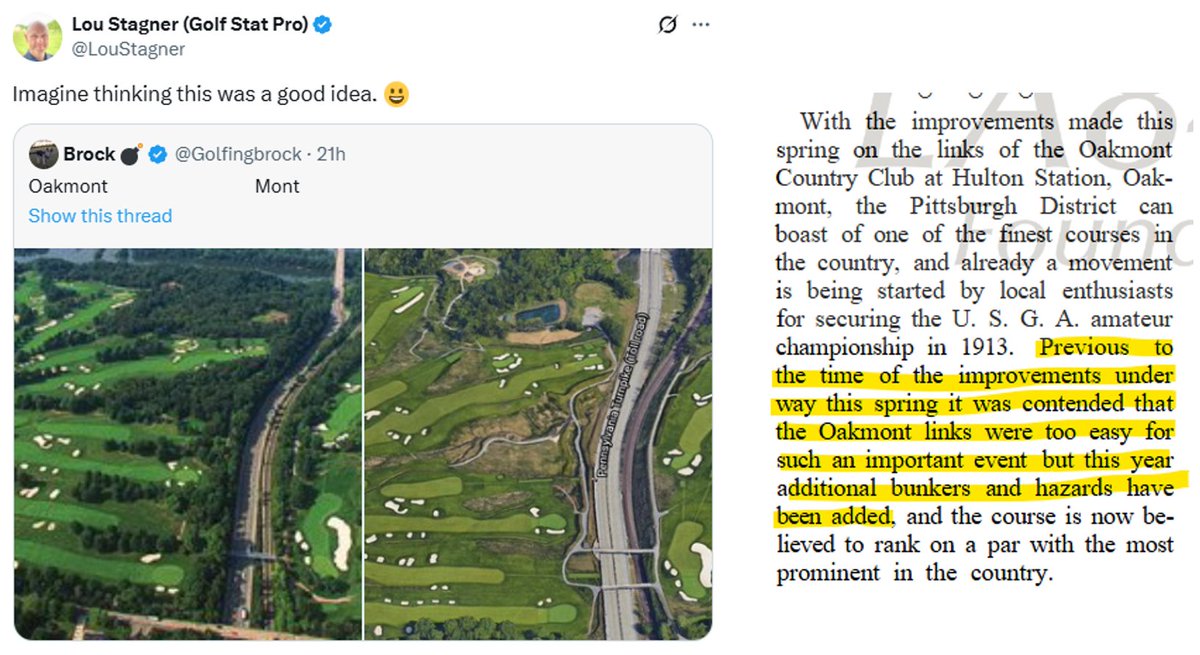 Lou Stagner (Golf Stat Pro) tweet media