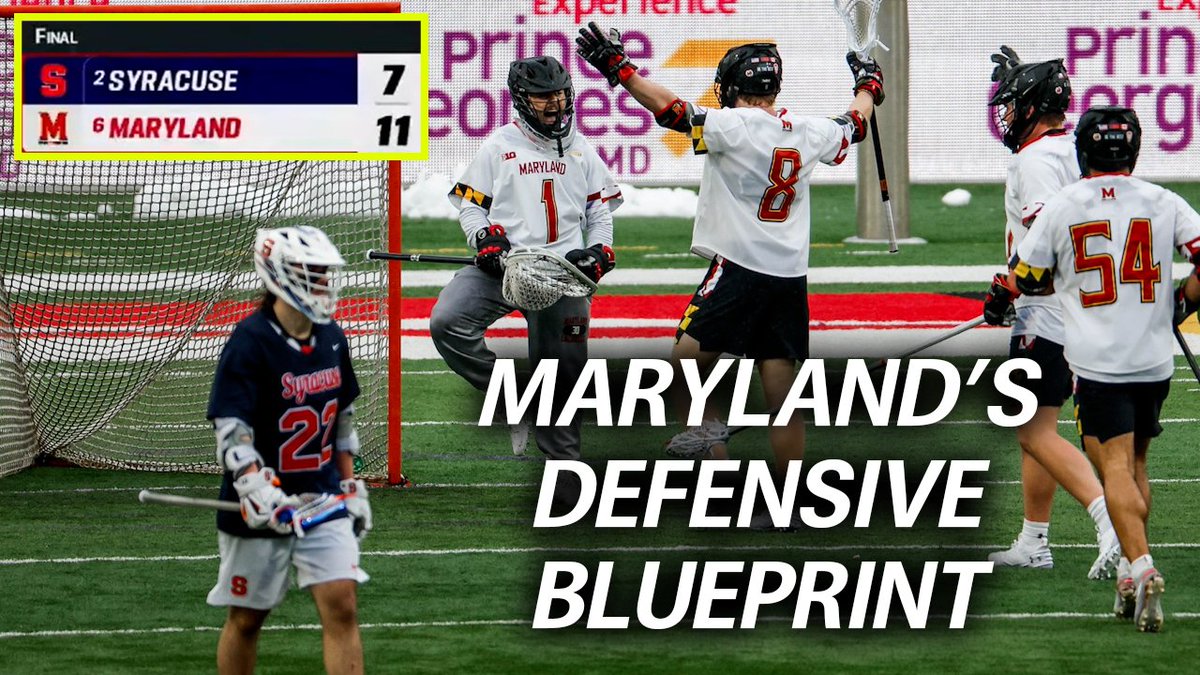 .<a href="/TerpsMLax/">Maryland Men's Lacrosse</a> held <a href="/CuseMLAX/">Syracuse Men’s Lacrosse</a> to just seven goals in a Feb 15 matchup by trusting their SSDM matchups and forcing low angle shots.

Expect much of the same from Maryland, but be on the lookout for how Syracuse adjusts their gameplan this time around.

WATCH: youtu.be/bXz6dVXlz8g?si…