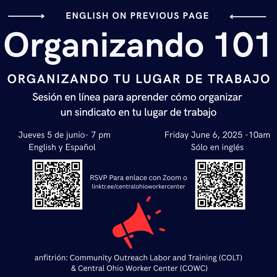 Central Ohio Worker Center tweet media