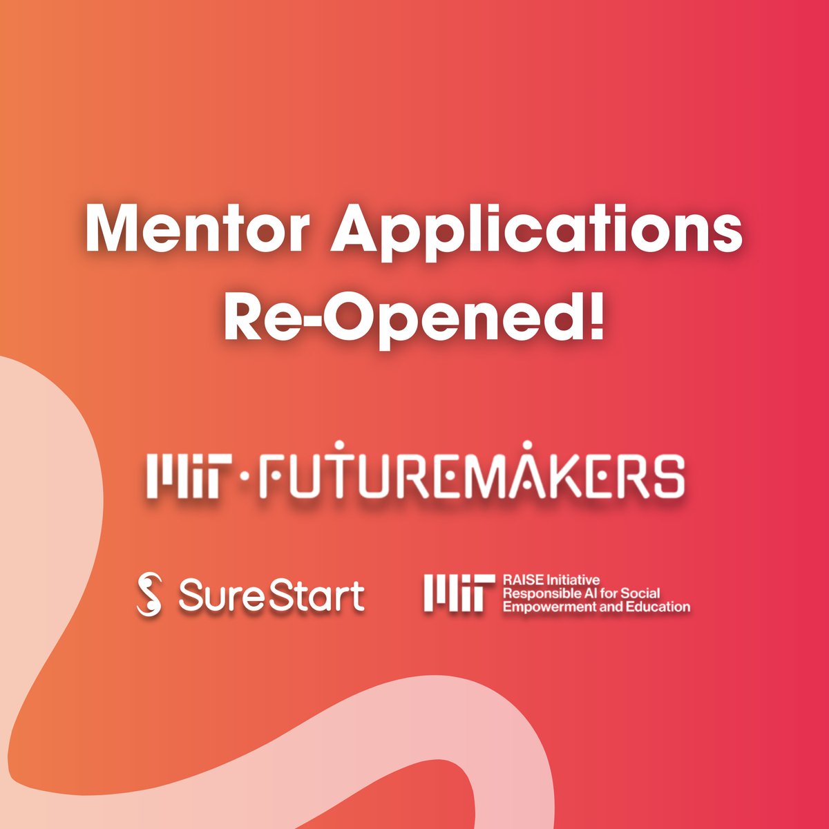 🚨 We’re hiring another mentor for our #MITFutureMakers summer program!

✅ Remote
✅ Paid 💻💰
✅ 20 hrs/wk
✅ Teach high schoolers how to use #DataScience for community change.

Proficient in Python? Passionate about equity?👉 Apply now: mysurestart.applytojob.com/apply/x80QmAEw…