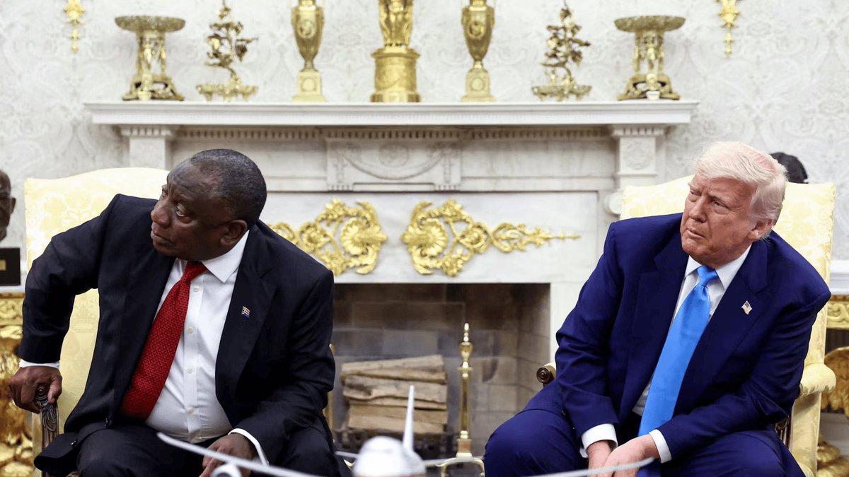 Ramaphosa was shouting, “We will not be bullied,” and he delivered himself to the White House to be bullied into agreeing to Starlink.

We are led by fools.