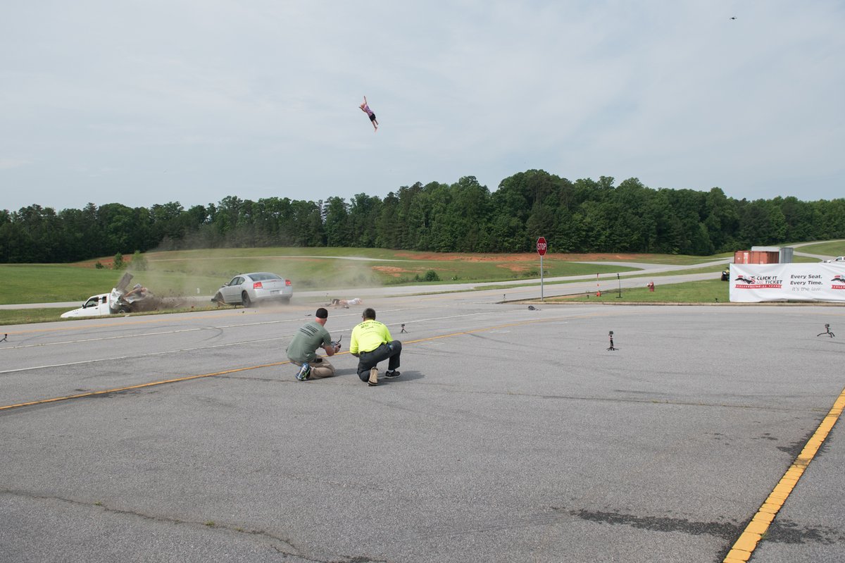 This practice demonstration depicts a deadly consequence of not wearing your seatbelt. Don't let this be you. Buckle Up. Every Seat. Every Time. #ClickItorTicket 

(This demonstration was performed by professionals and depicts fake dummies not real people.)