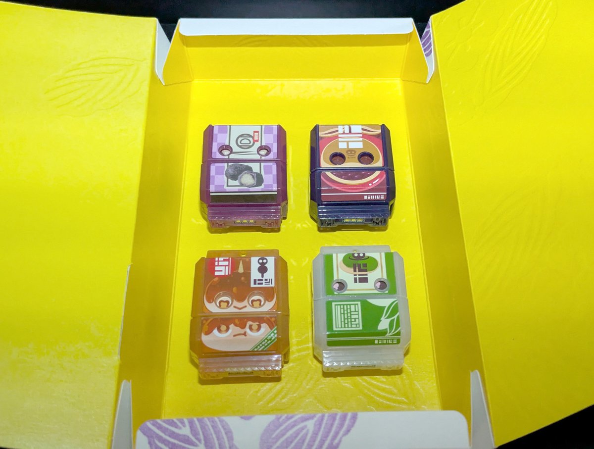 dotcom_dotnet's tweet photo. いい感じの和菓子の箱を入手したので
和菓子のゴチゾウちゃんたちを入れました
#仮面ライダーガヴ #ゴチゾウ #和菓子 https://t.co/PcjX56wkgd