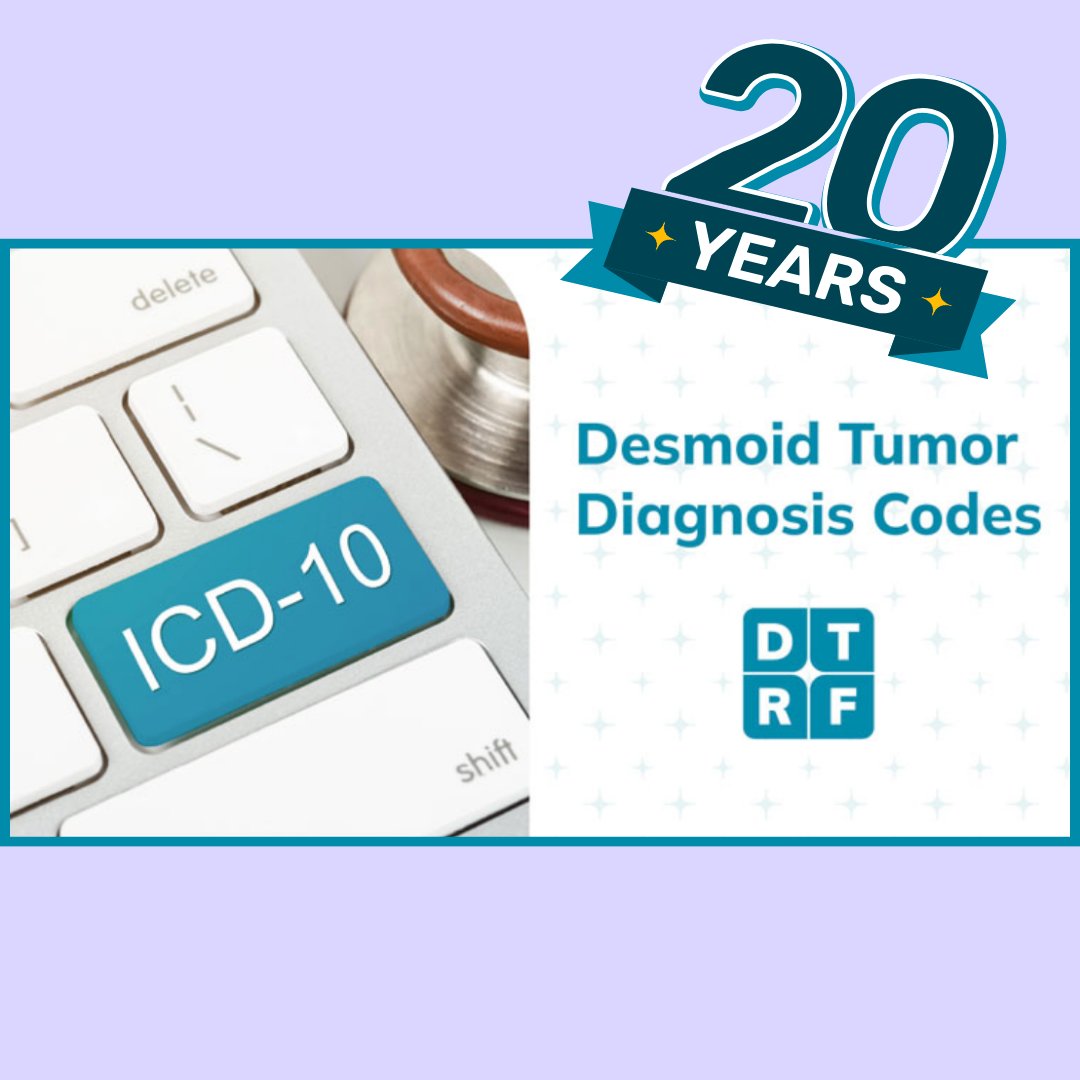 DTRFoundation's tweet image. ✨ More than two years of advocacy by the DTRF led to the approval by the Center for Disease Control (CDC) of ICD-10 codes specific to the diagnosis of desmoid tumor, which also identify tumor location. Learn more: l8r.it/TQ84

#DTRF #desmoid